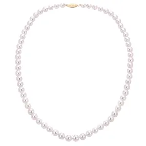 14KT AA Quality Akoya Pearl Strand