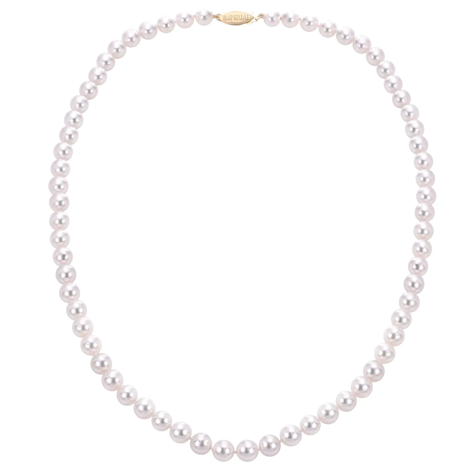 14KT AA Quality Akoya Pearl Strand