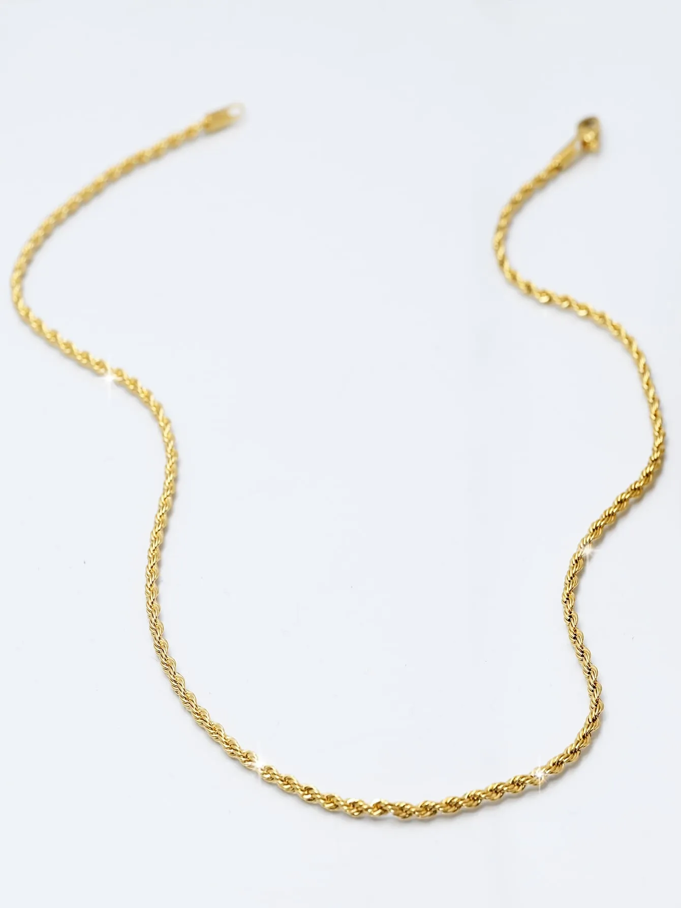 1pc Minimalist Chain Necklace, Stainless Steel Jewelry