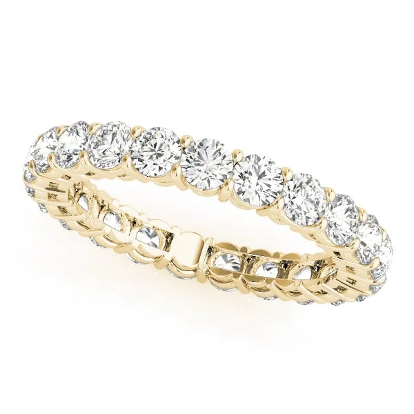 AMOUR 4.3 Carat Diamond Eternity Band in 14K/ 18K/ Platinum GIA Graded 25 pointer G Color SI1 Clarity By Mike Nekta SIZE 5 to 6