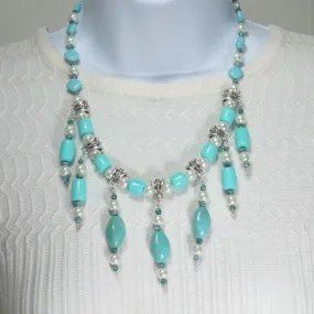 Barrie Beaded Dangle Necklace