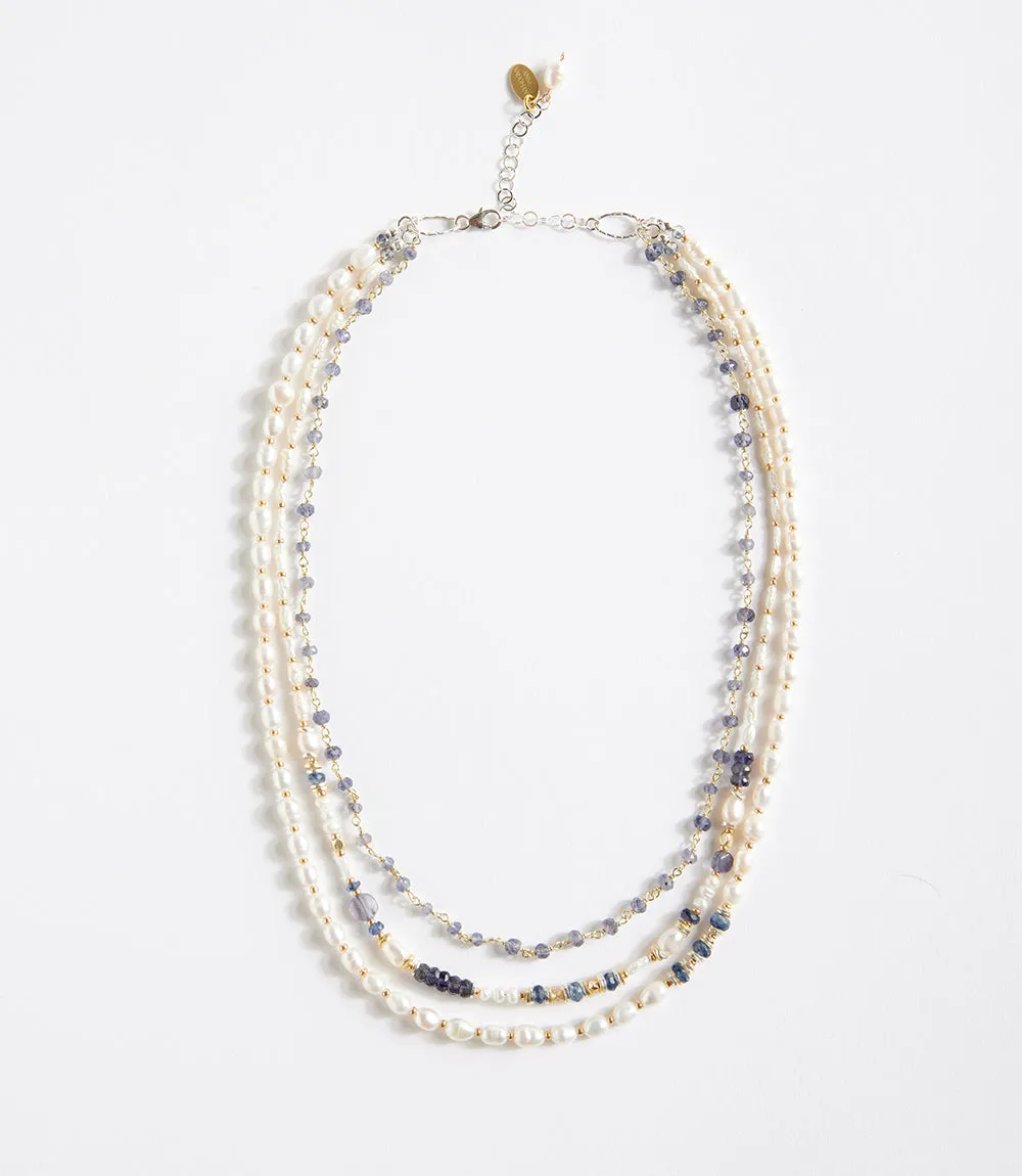 Beaded Multistrand Necklace