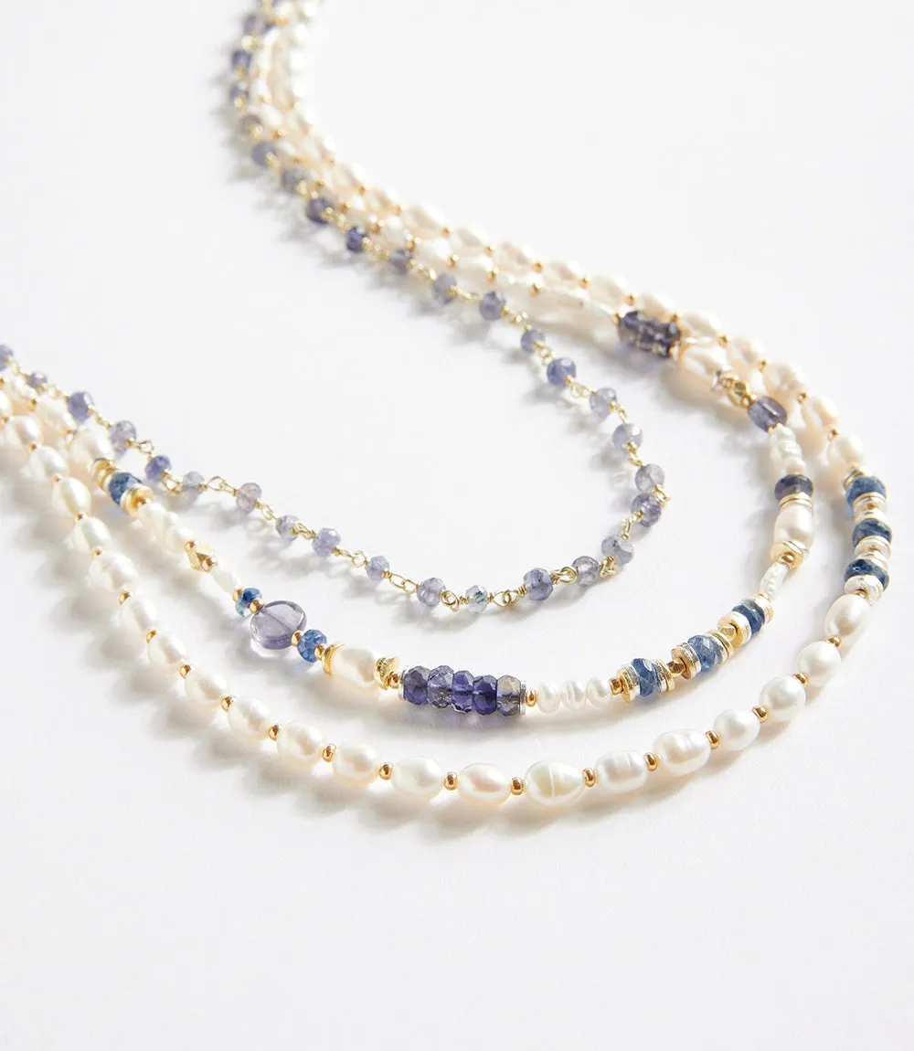 Beaded Multistrand Necklace