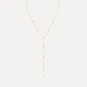 Birthstone Hearts Lariat Necklace