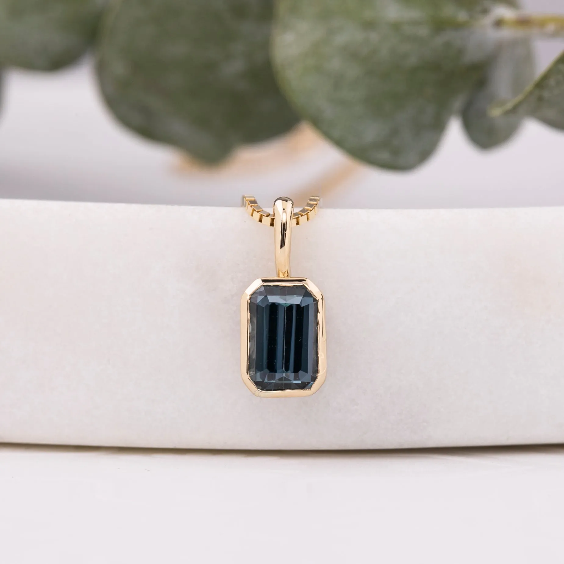 Blue Green Montana Sapphire Patia Charm