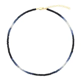 Blue Sapphire Ombré Necklace