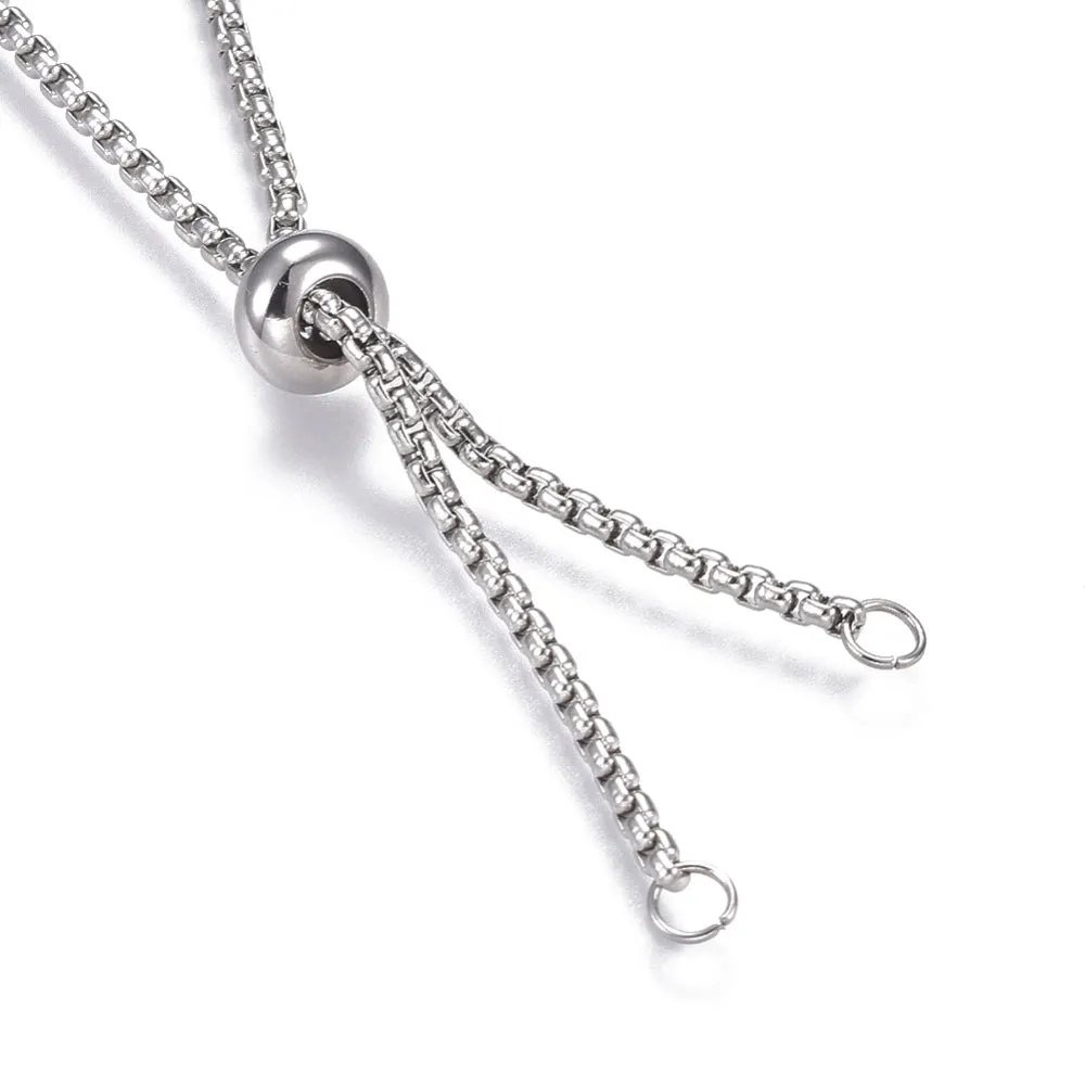 Bolo Venetian Box Chain Necklace - Plated Stainless - 29