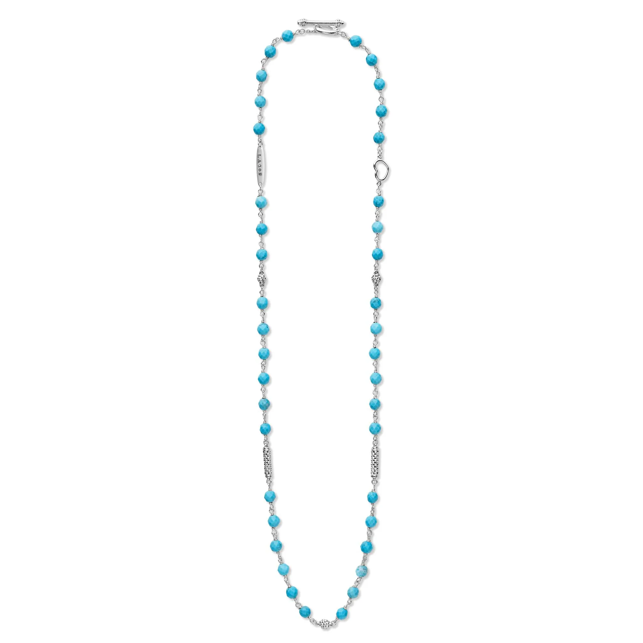 Caviar Icon Turquoise Beaded Necklace