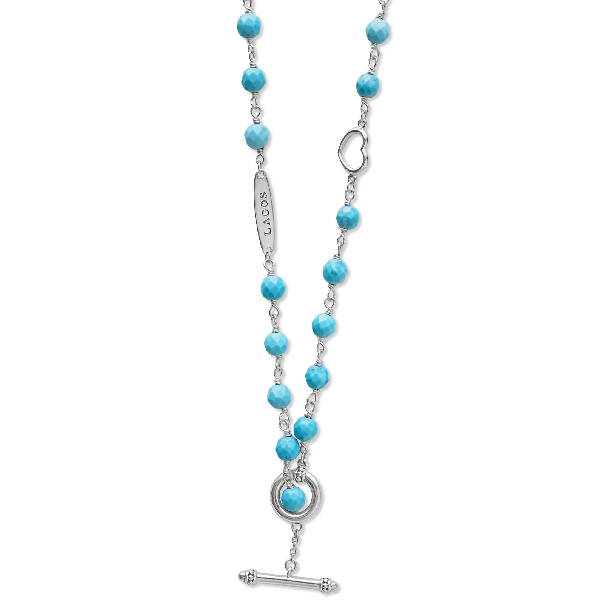 Caviar Icon Turquoise Beaded Necklace