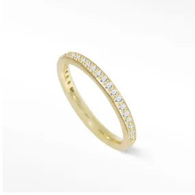 Diamond Eternity Ring 14k Yellow Gold