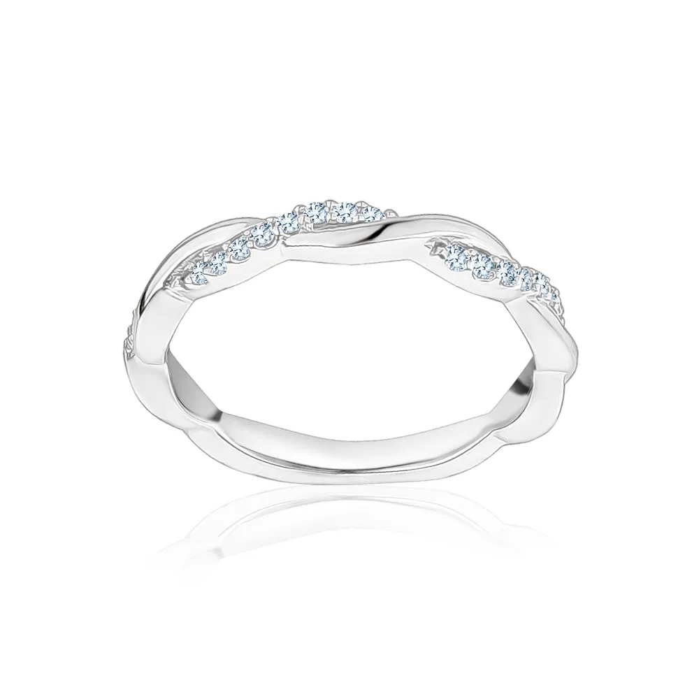 Diamond Infinity Ring