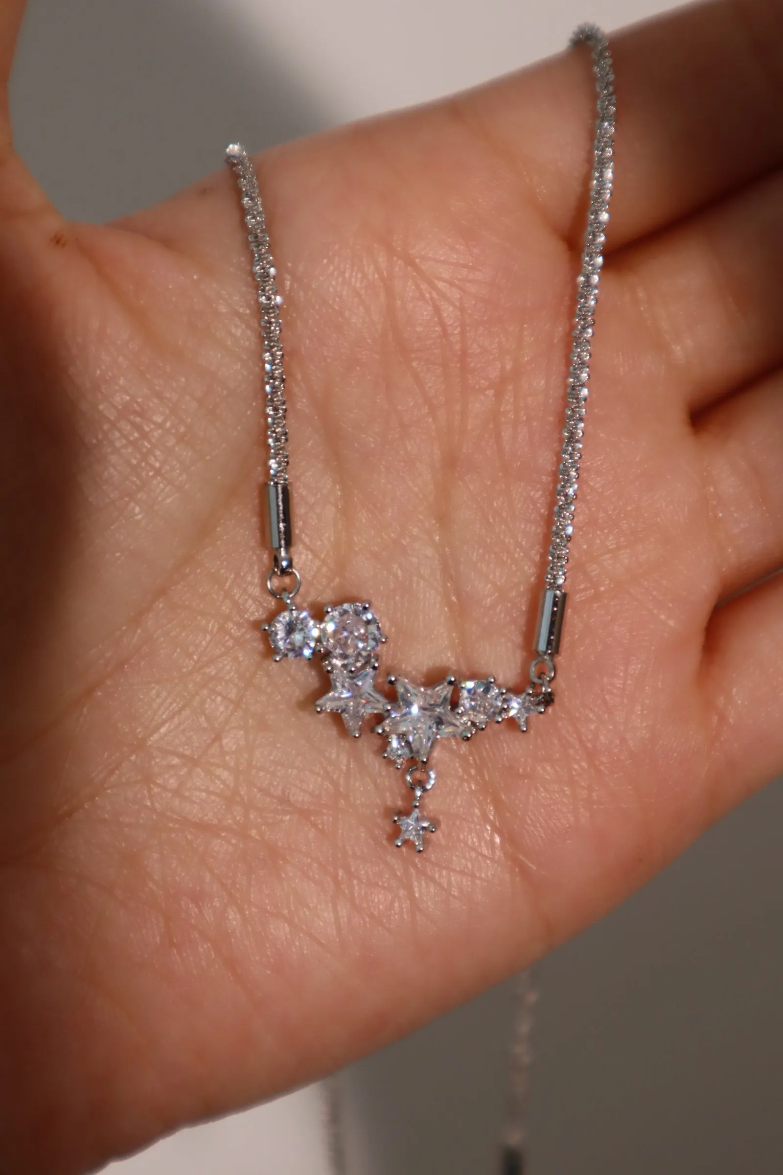 Diamond Star Shimmer Necklace