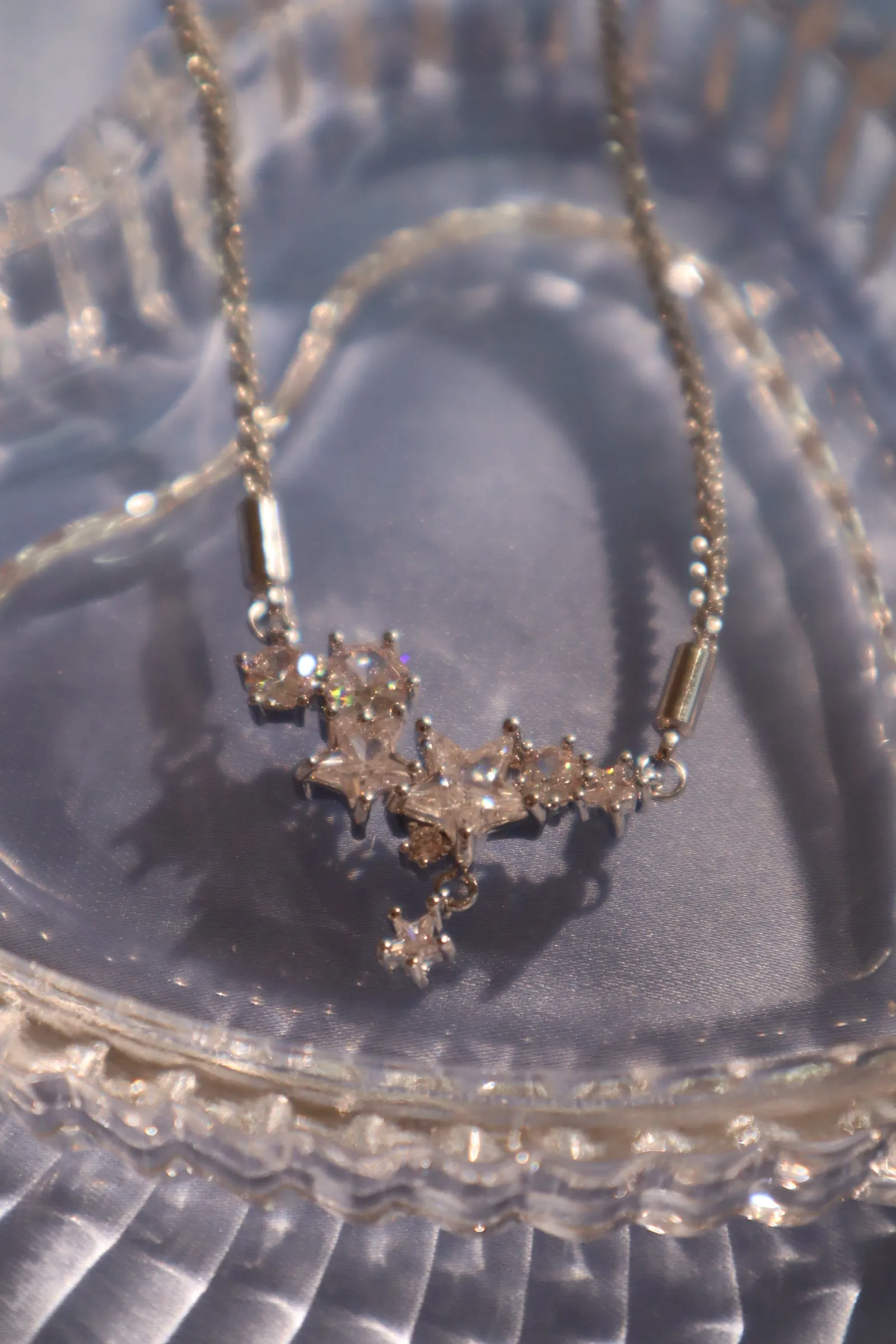 Diamond Star Shimmer Necklace