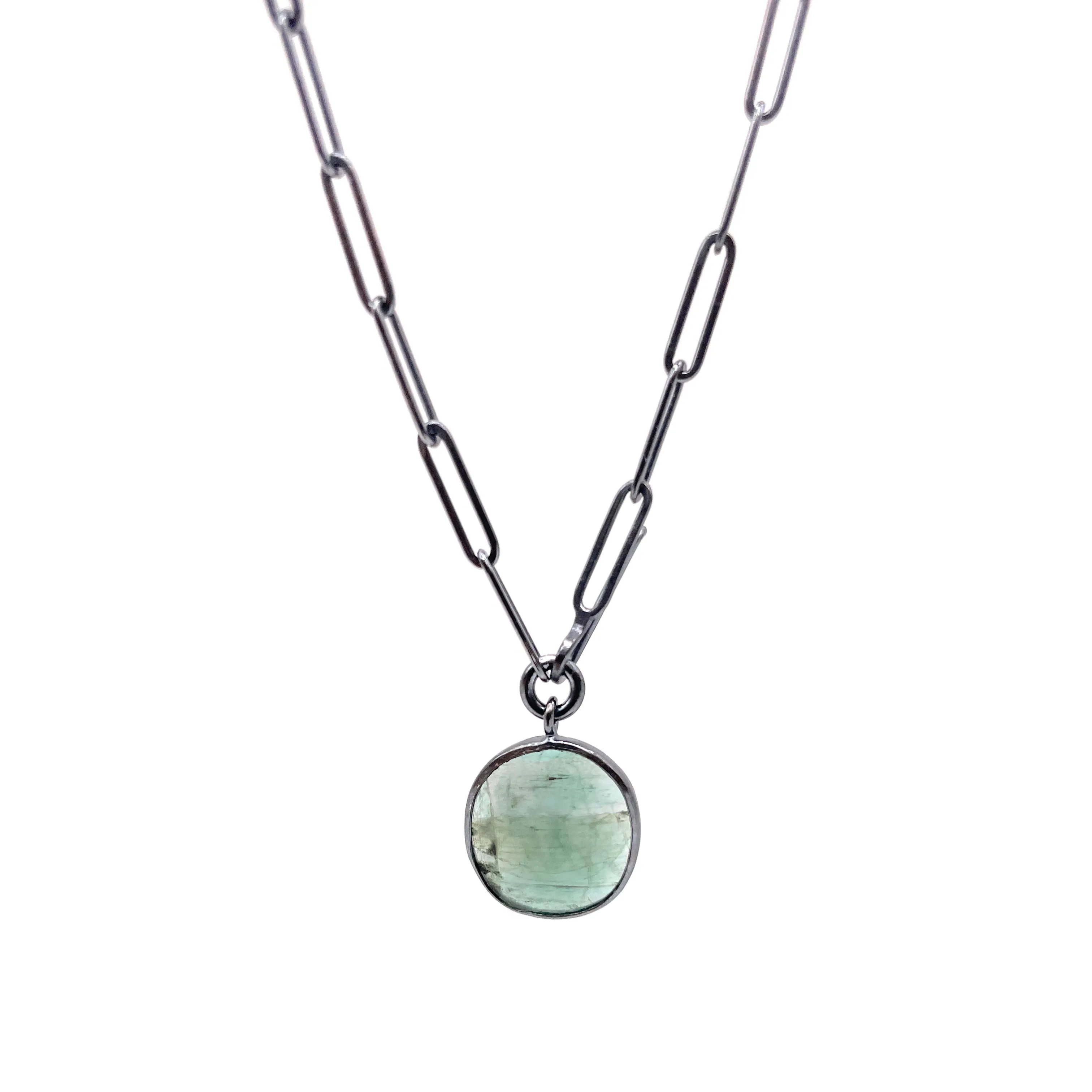 Emerald Lariat Necklace