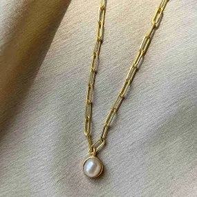 Everyday Calm and Joy Pearl Necklace