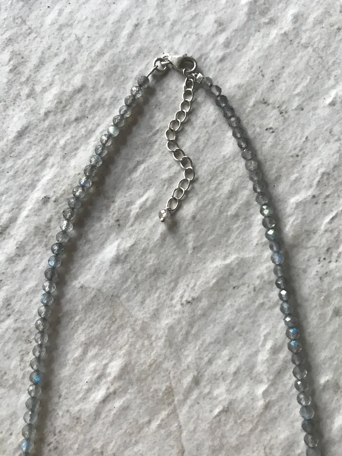 Faceted Gemstone Beaded Necklace