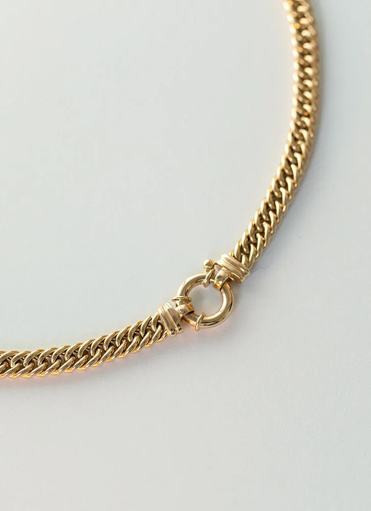 Exquisite 14k Gold Gourmet Necklace, 5.8mm Elegance