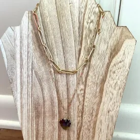 Heart Crystal Necklace