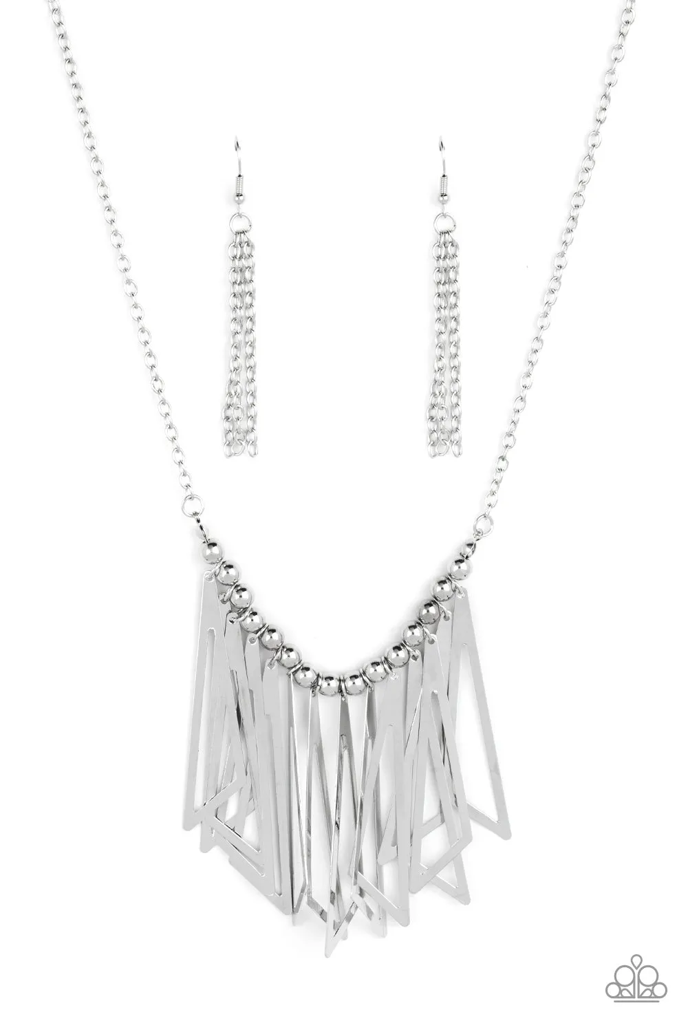 Industrial Jungle - Silver Necklace