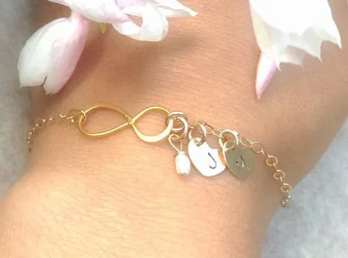 infinity bracelet, infinity jewelry, mother daughter bracelet, bridesmaid gifts, will you be my bridesmaid, will you be my maid of honor