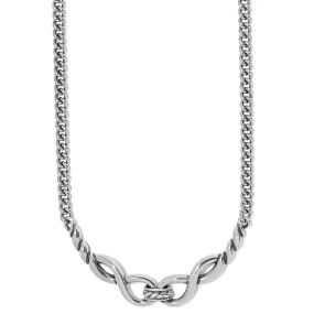 Interlok Infinity Collar Necklace