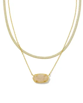 Kendra Scott Elisa Herringbone Multistrand Necklace