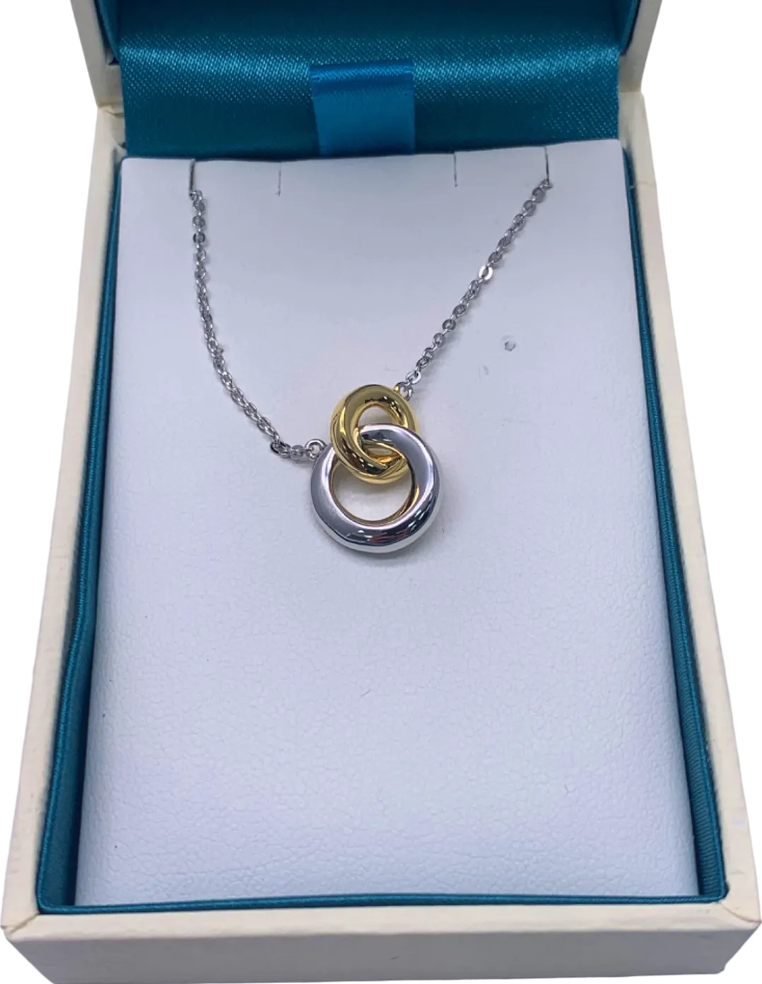 Kit Heath Silver and Gold Infinity Necklace