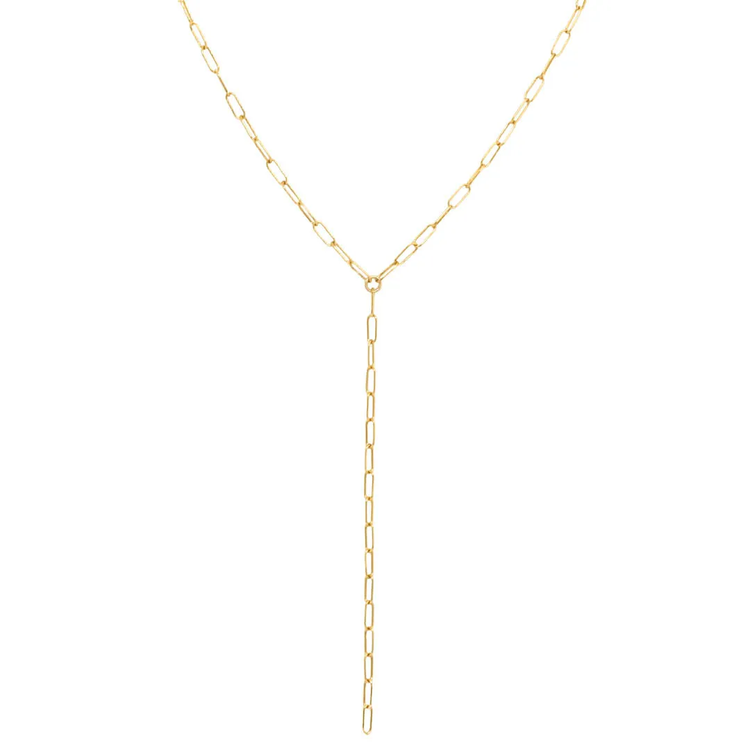 Laurel Lariat Necklace