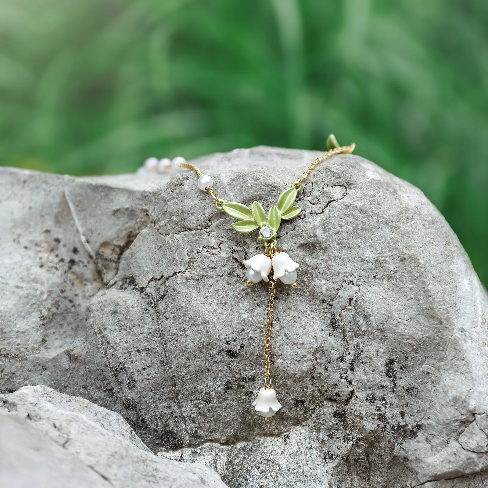 Lily Of The Valley Diamond Necklace