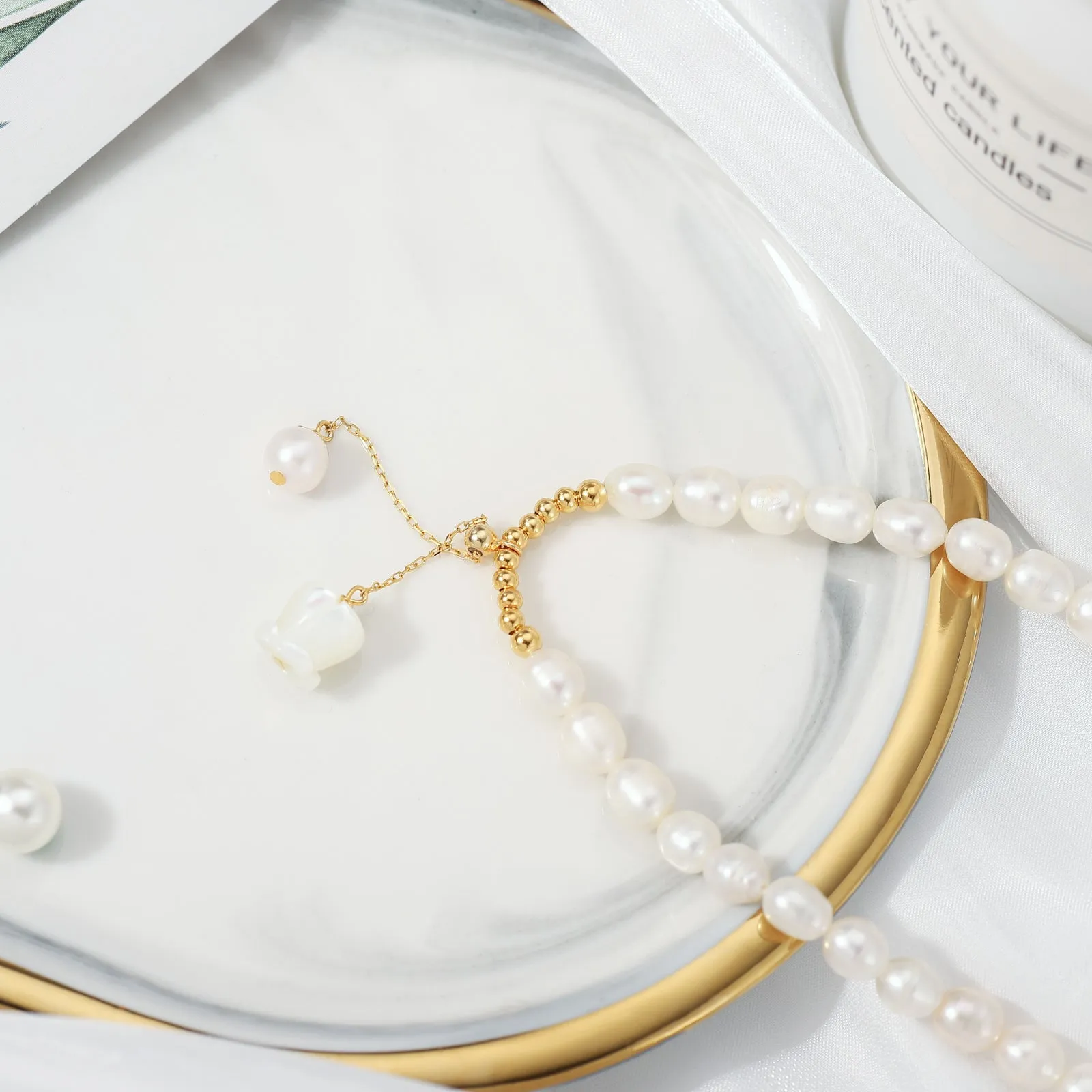 Lily Of The Valley Pearl Necklace