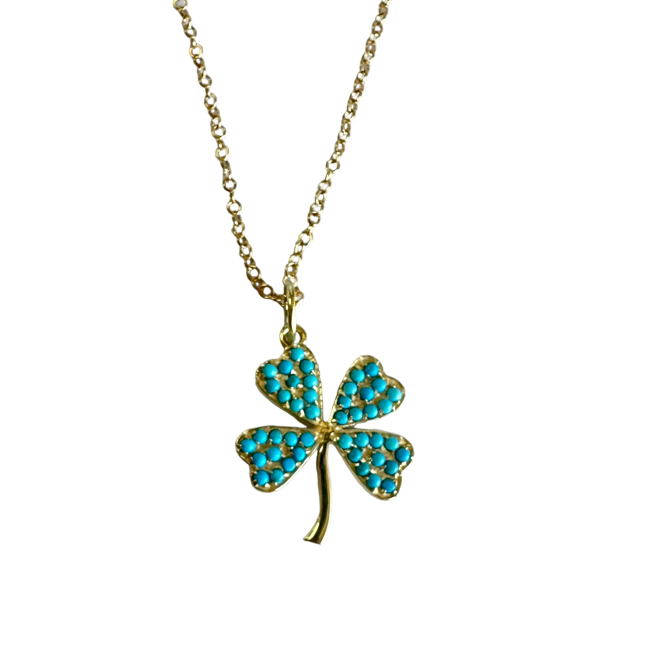 Lucky Turquoise Clover