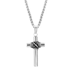 Montana Silversmiths Rope Wrapped Cross Necklace