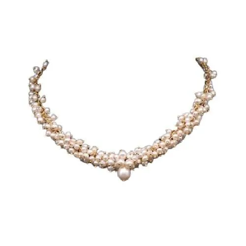 Natural Freshwater Pearl Multilayer Beaded Adjustable Necklace