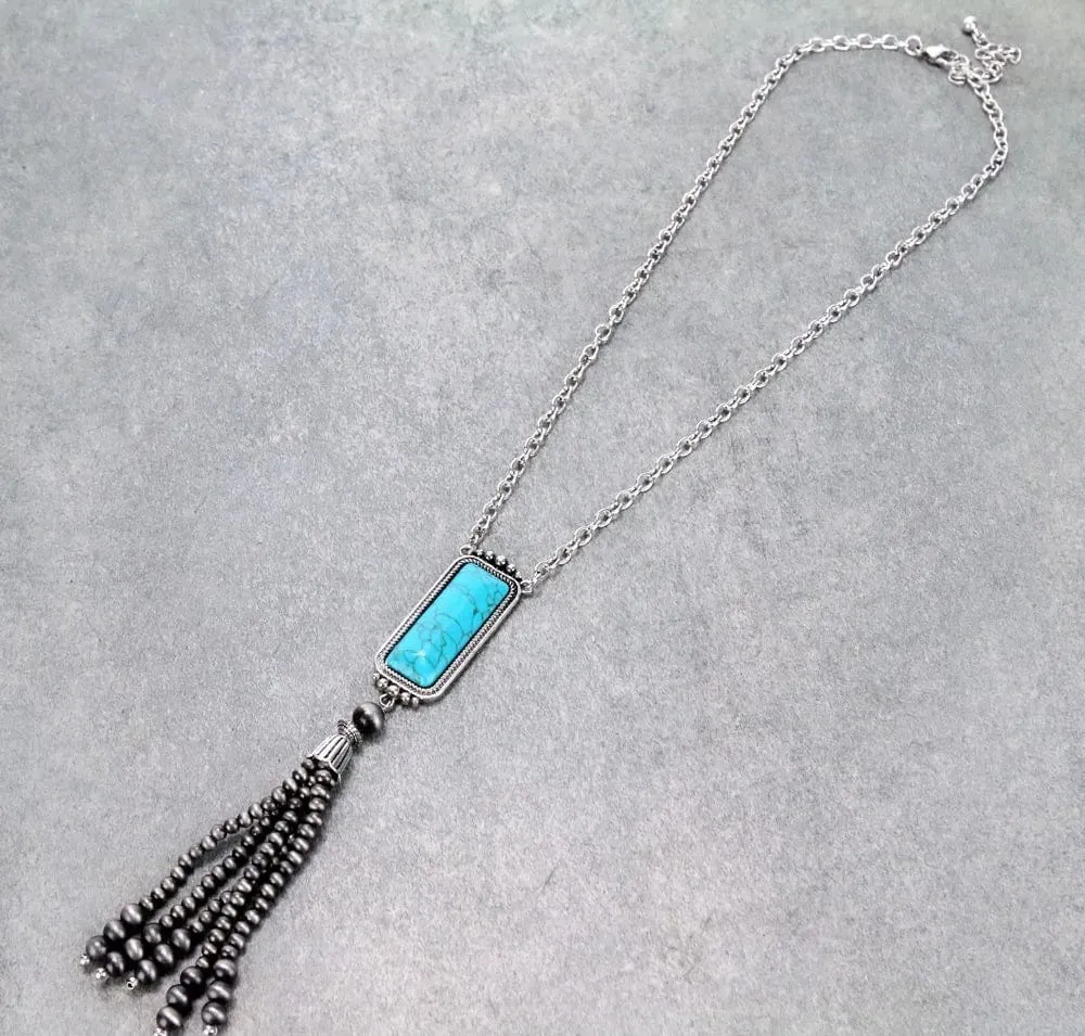 Navajo bar necklace