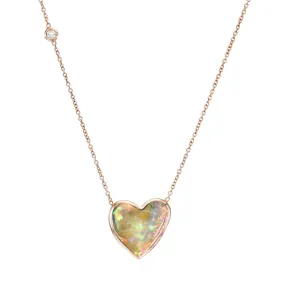 Neon Love Dali Australian Opal Necklace