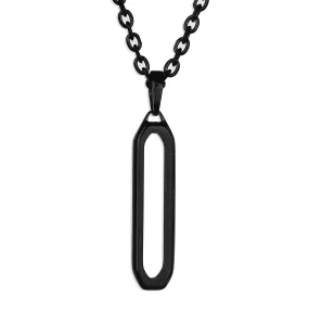 Nomad Bar Necklace - Black