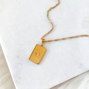 North Star Signet Necklace - LAST CHANCE!