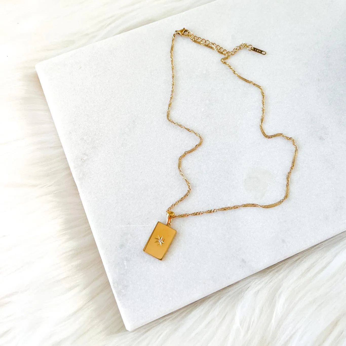 North Star Signet Necklace - LAST CHANCE!