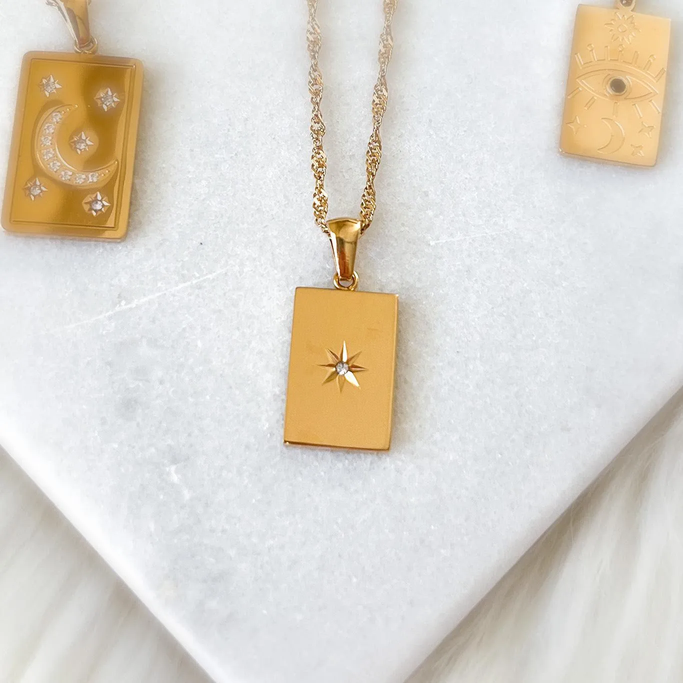 North Star Signet Necklace - LAST CHANCE!