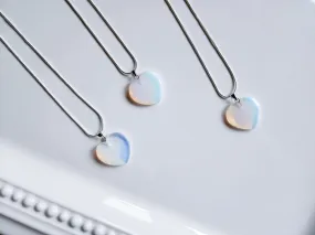 Opalite Heart Necklace