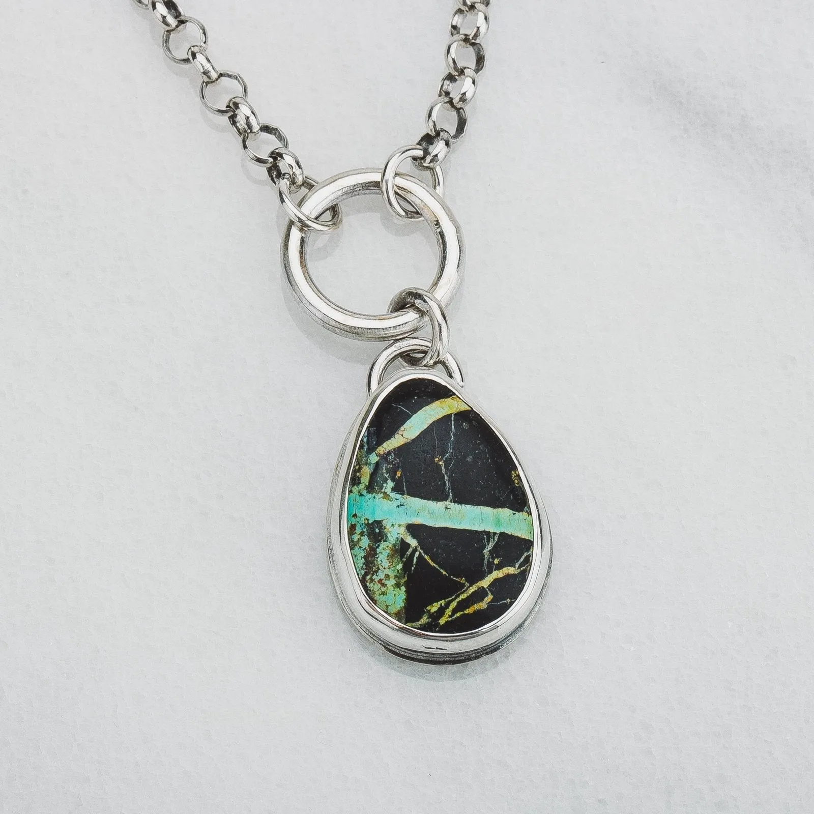 Orbit Necklace | Black Jack Turquoise