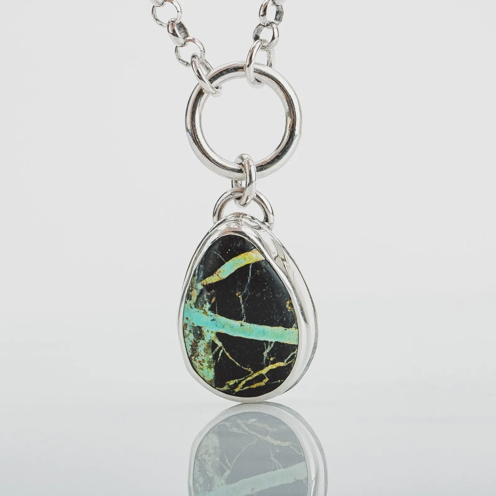 Orbit Necklace | Black Jack Turquoise