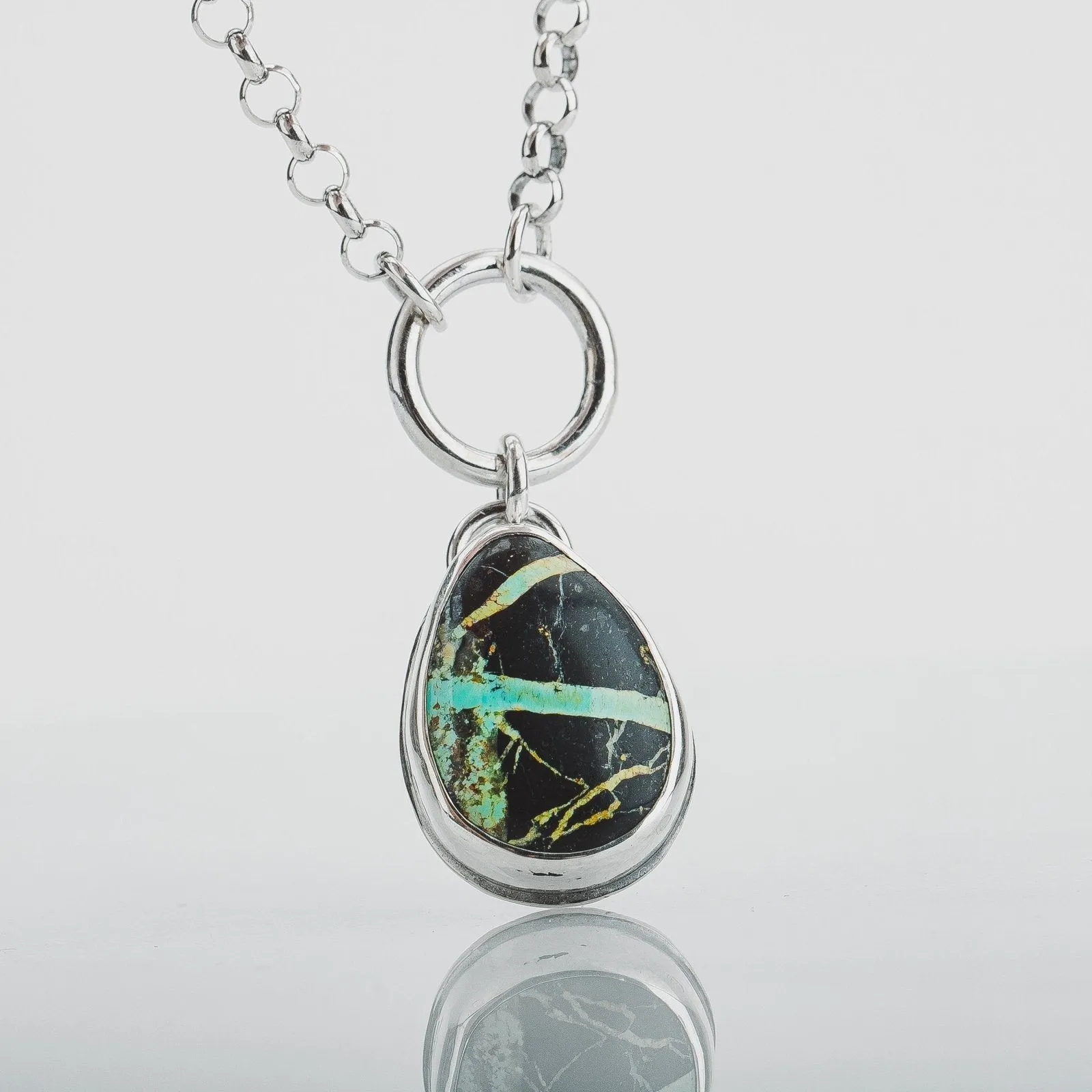 Orbit Necklace | Black Jack Turquoise