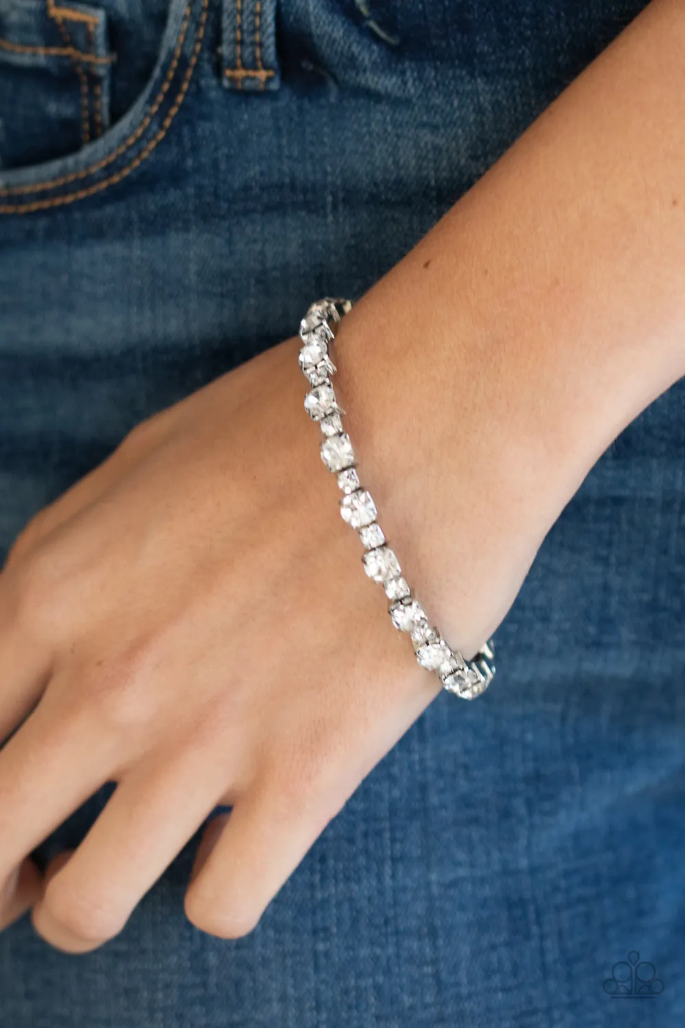 Paparazzi Photo Op - Silver Bracelet