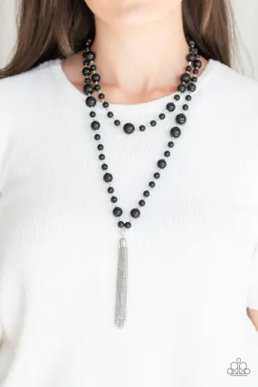 Paparazzi Social Hour Black Necklace Set