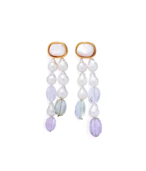 Pearl Holiday Earrings