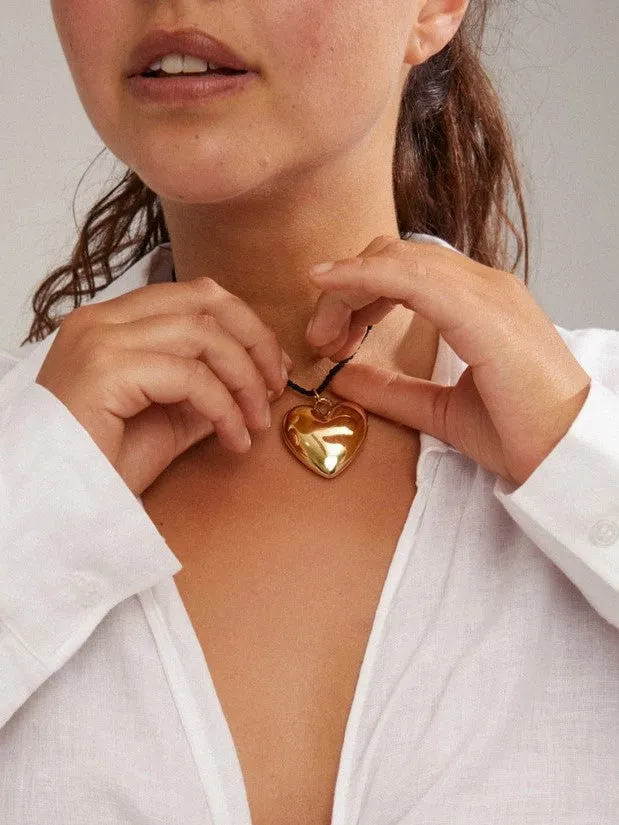 PILGRIM Reflect Heart Necklace