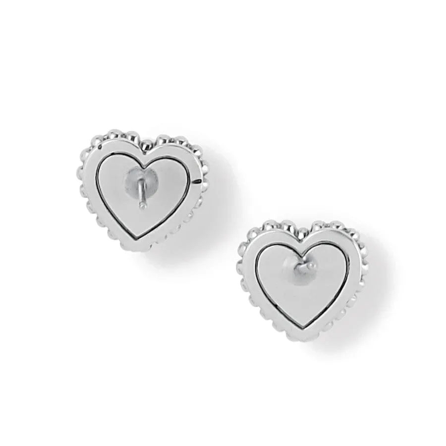 Pretty Tough Petite Heart Post Earrings