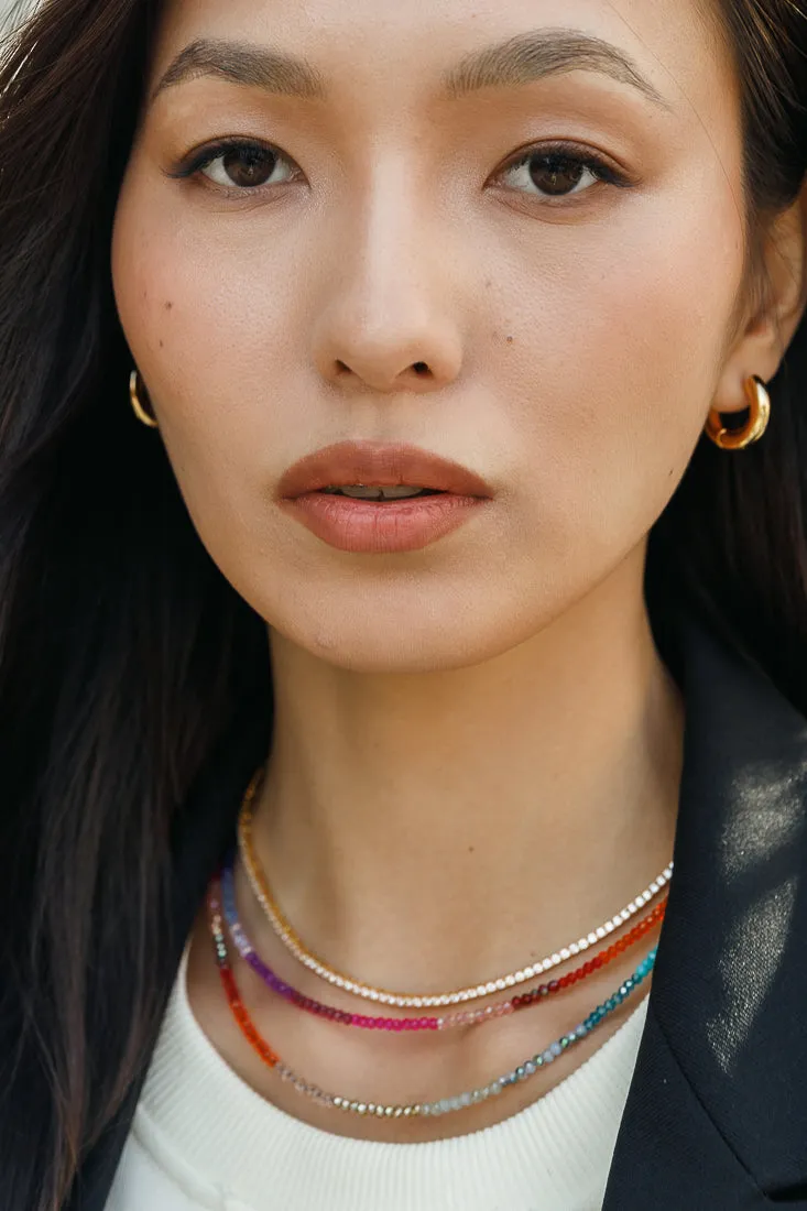 RAINBOW BEADED NECKLACE