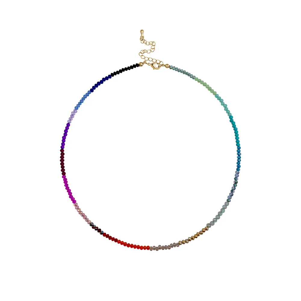 RAINBOW BEADED NECKLACE